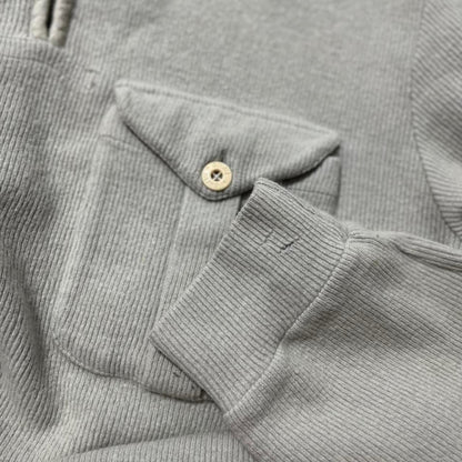 Stone Island A/W 2001 Ribbed Cotton Quarter Zip