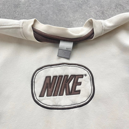 Nike RARE 2000s heavyweight embroidered sweatshirt (M)