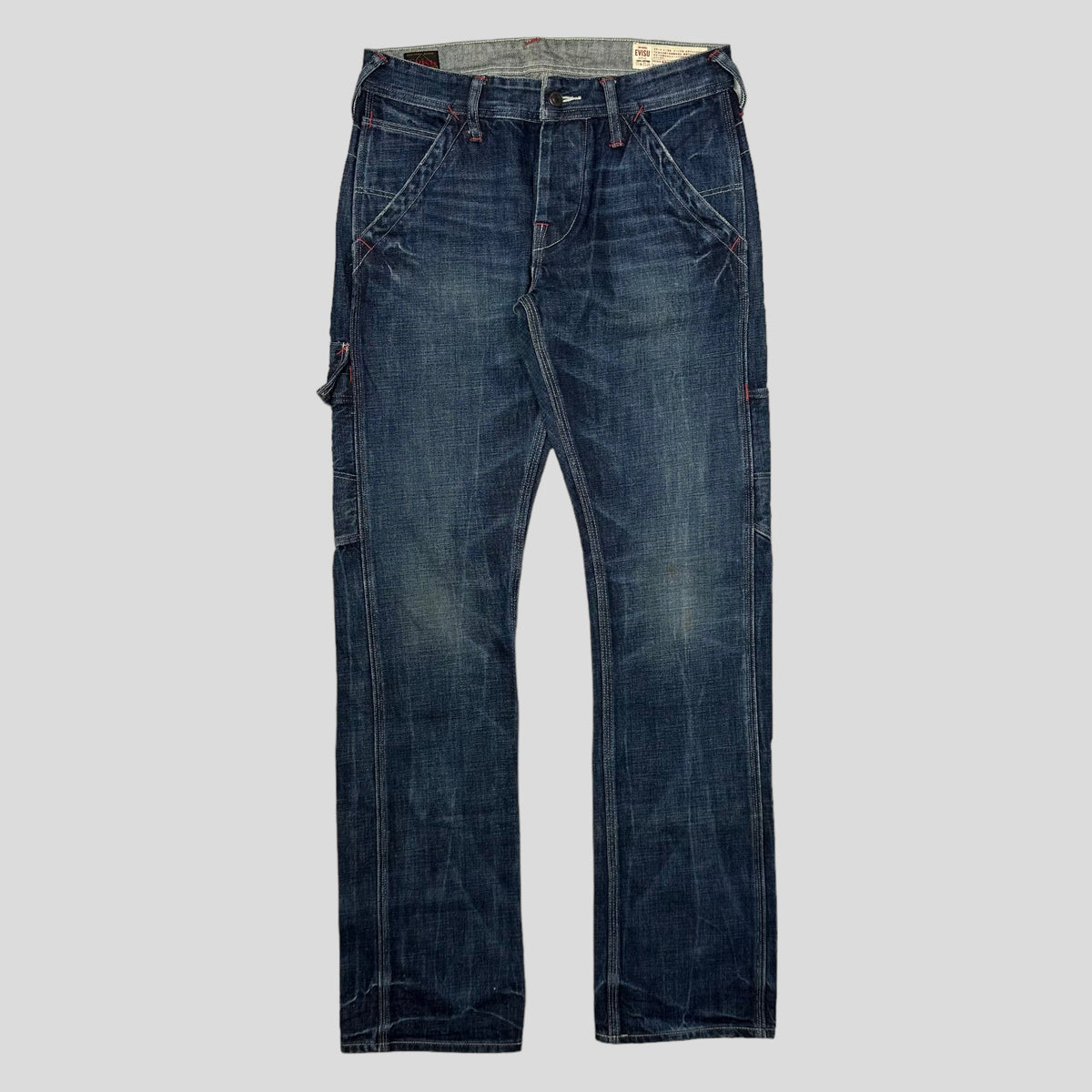 Evisu 00’s Denim Carpenter Jeans - 30-31 | W30, Blue