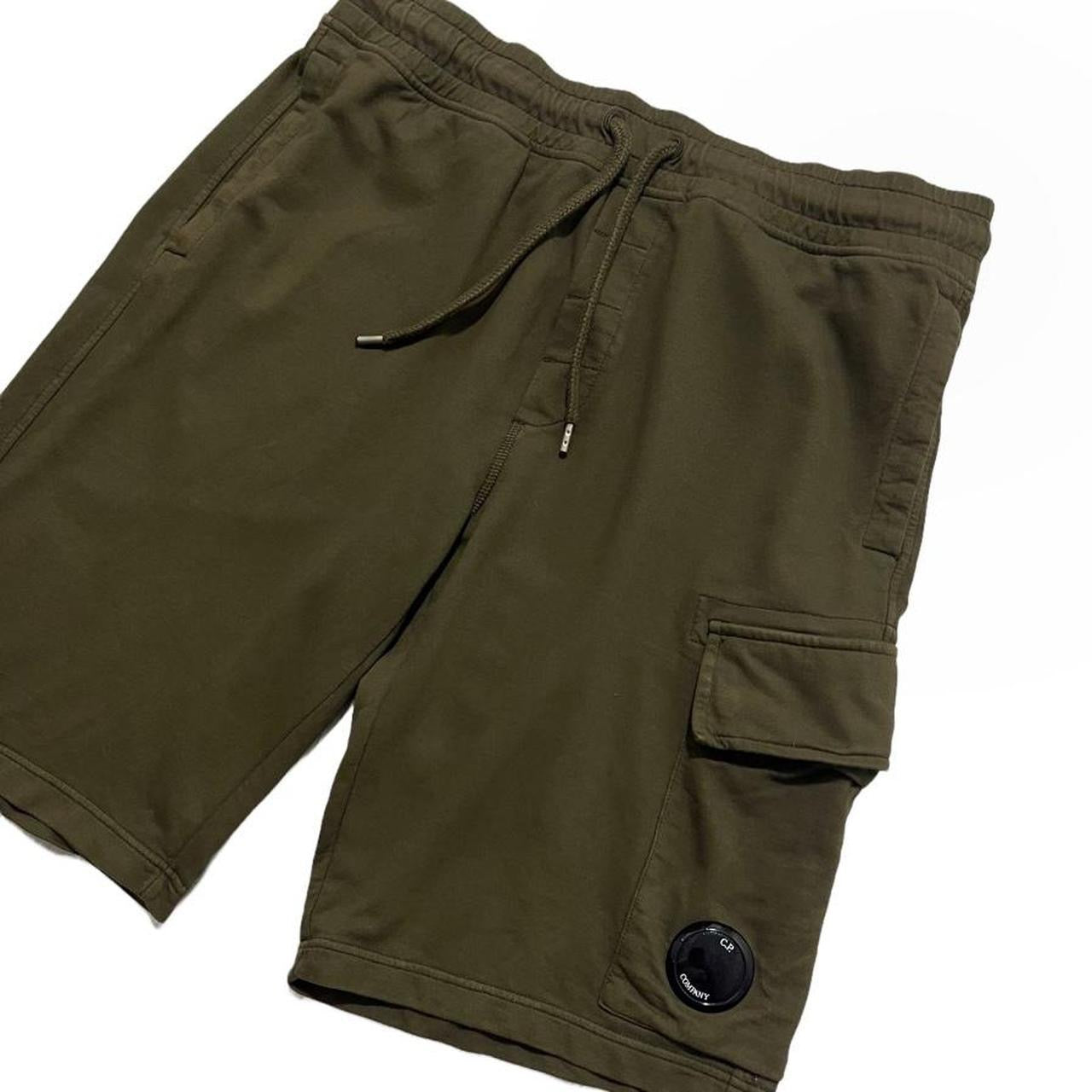 CP Company Khaki Cotton Shorts