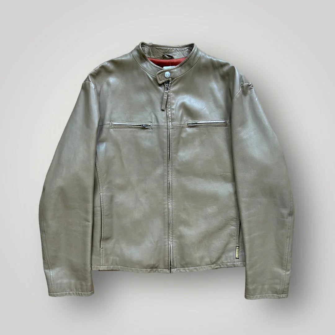 Armani Vintage Leather Jacket L