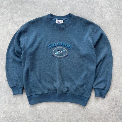 Reebok 1990s heavyweight embroidered sweatshirt (S)