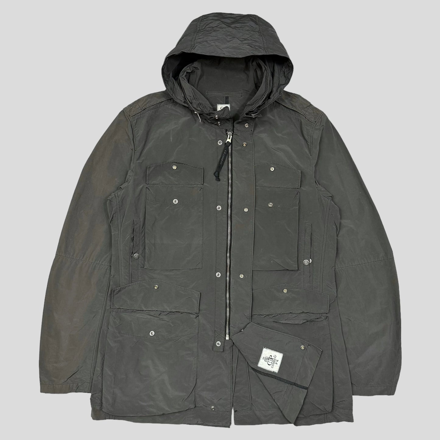 C.P. Company SS08 Nylon Metal Multipocket Trench Coat- L