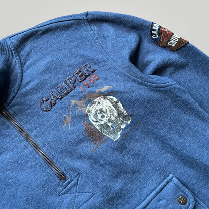 Snow Peak Vintage Quarter Zip L