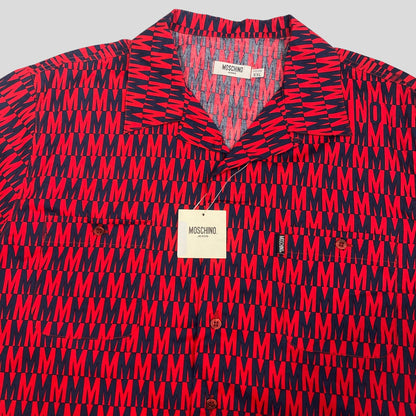 Moschino Jeans M Print Double Pocket Shirt DSWT - M-L | L (M), Navy