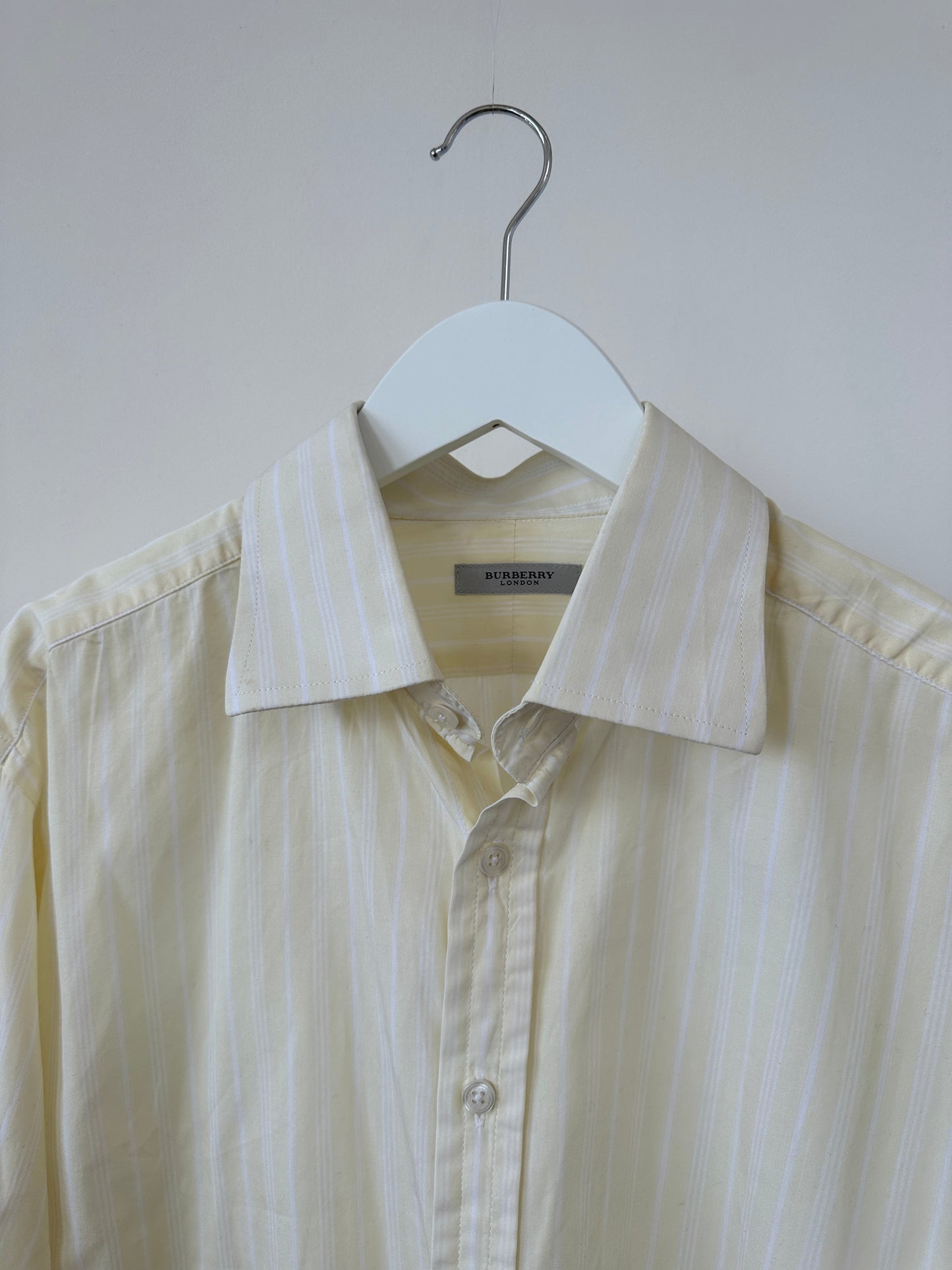 Burberry London Pinstripe Pure Cotton Shirt - XL