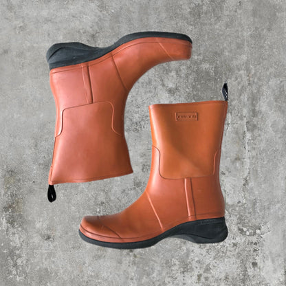 Miu Miu Rain Boots - Size 8 | DEFAULT TITLE, Orange