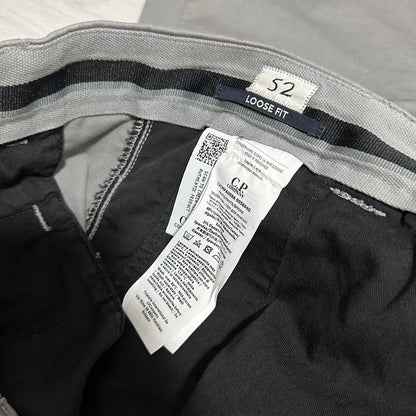 CP Company Grey Loose Fit Grey Cargos