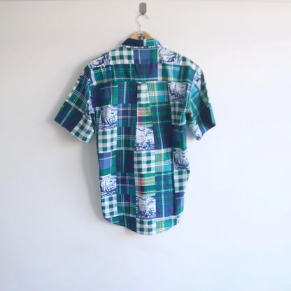 Vintage Chaps Ralph Lauren Patchwork Shirt (M)  (M)