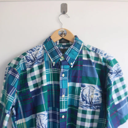 Vintage Chaps Ralph Lauren Patchwork Shirt (M)  (M)