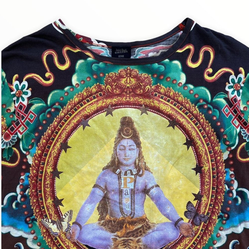 Jean Paul Gaultier 1990s Vintage Shiva Tattoo Top