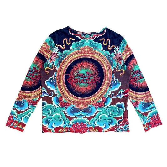 Jean Paul Gaultier 1990s Vintage Shiva Tattoo Top