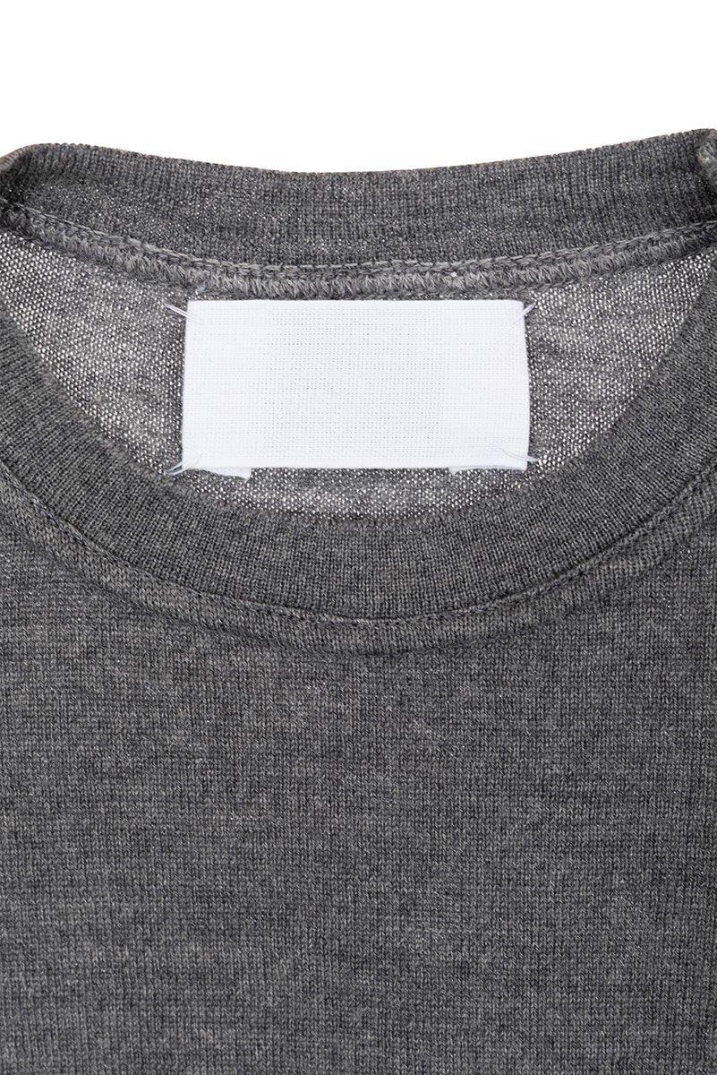 Margiela Gray flat-lay tank top - Known Source