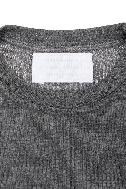 Margiela Gray flat-lay tank top - Known Source