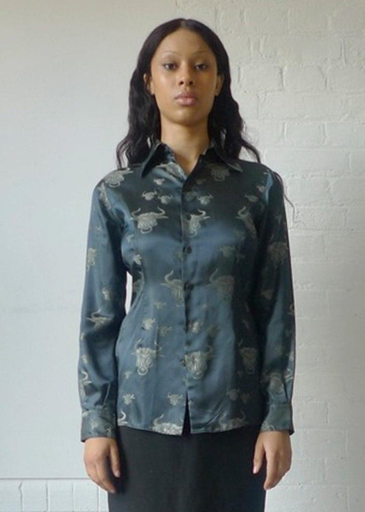 Jean Paul Gaultier embroidered shirt