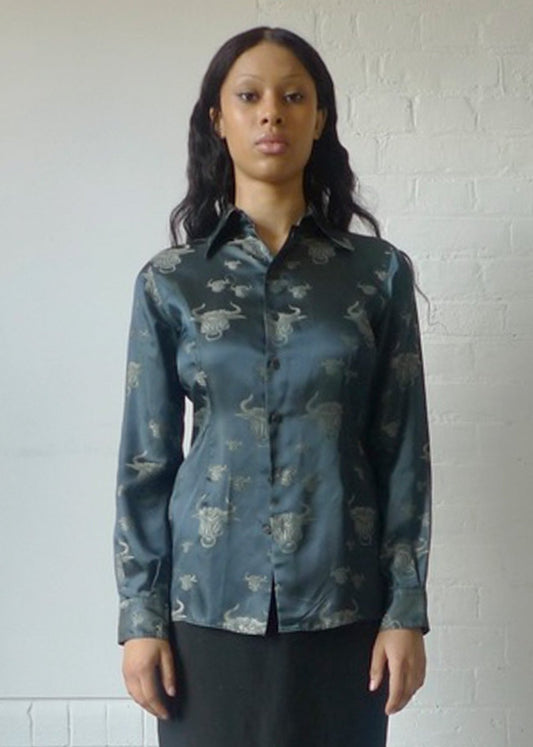 Jean Paul Gaultier embroidered shirt