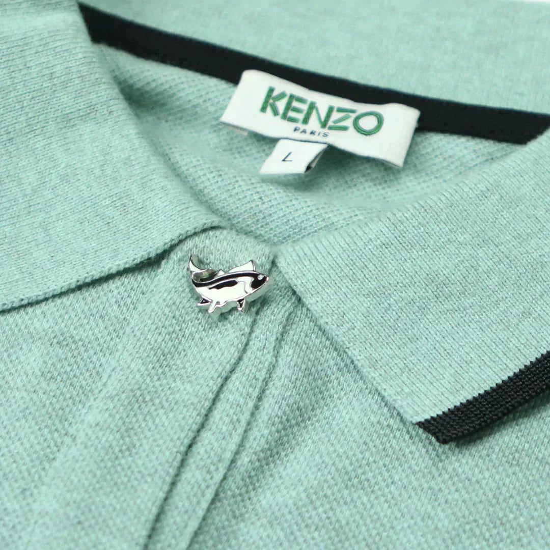 KENZO FISH CREST POLO (L)  (L)