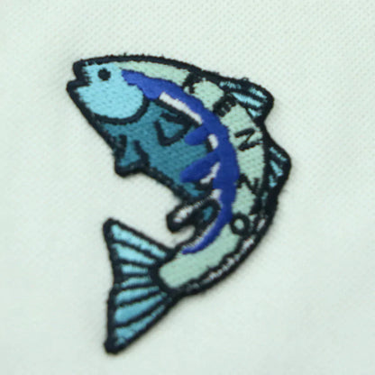 KENZO CREST FISH ARTIC POLO (L)  (L)