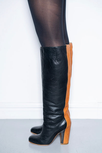 MARGIELA SPLIT TONE BOOTS (EU 36)