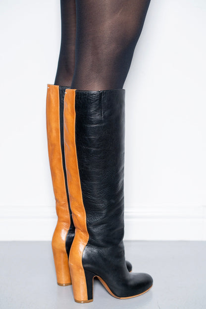 MARGIELA SPLIT TONE BOOTS (EU 36)