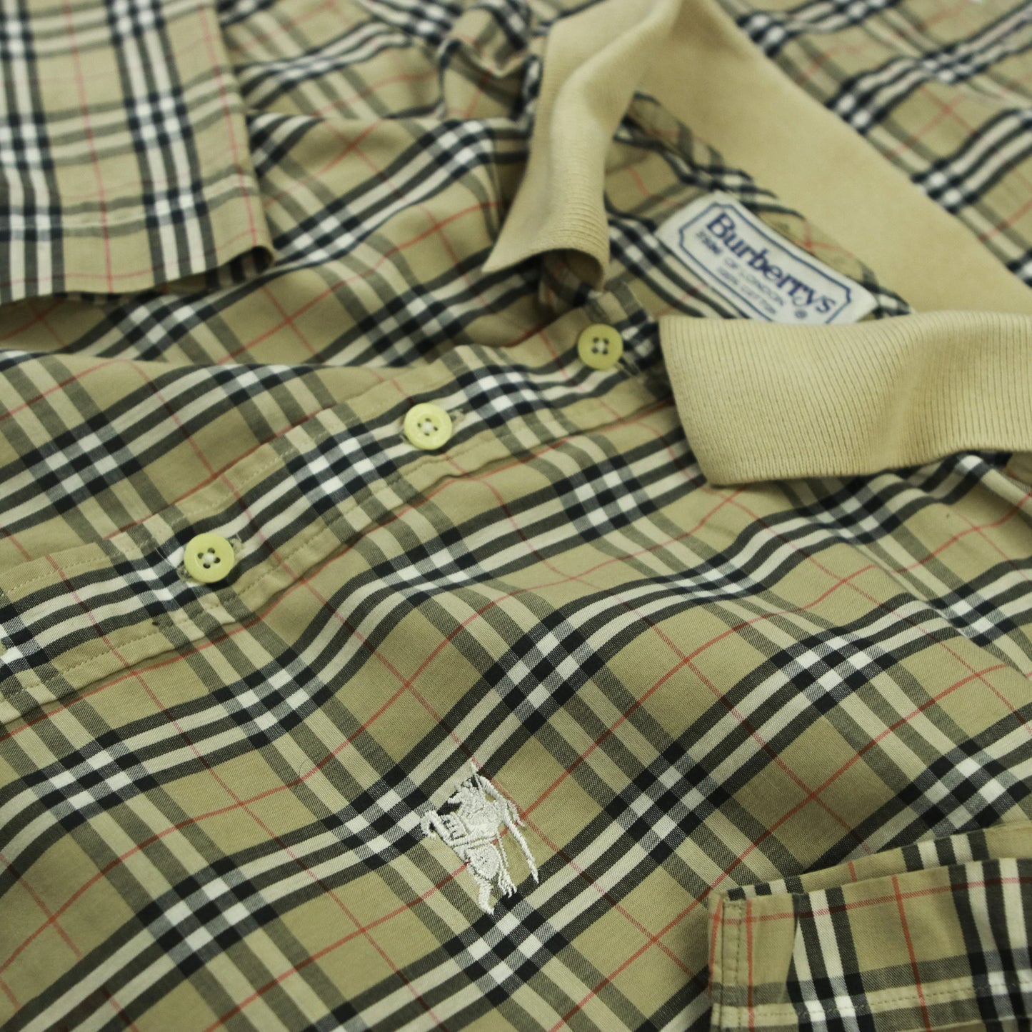 BURBERRY NOVA PULLOVER SHIRT  (M)