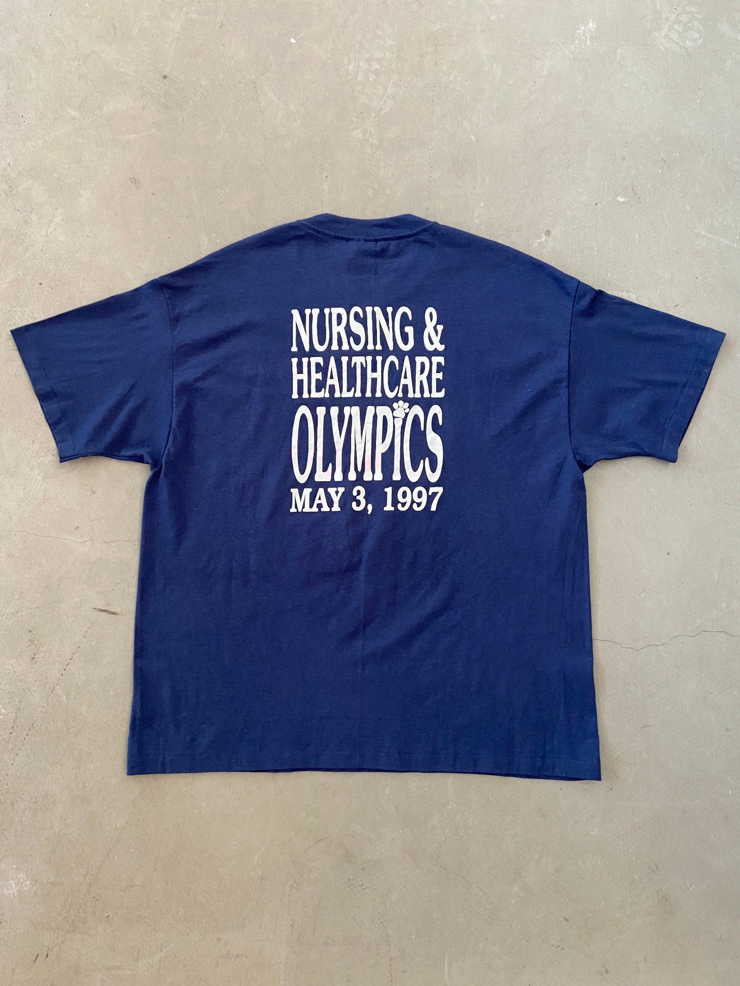 1997 Nursing & Healthcare Olympics T-Shirt - XL | X-Large, Red