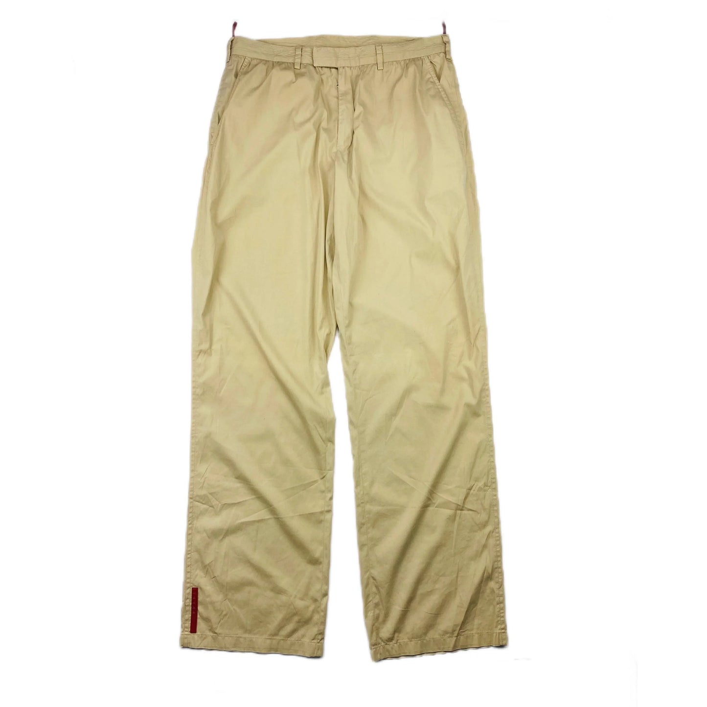 PRADA SPORT SS1999 BEIGE PARACHUTE PANTS