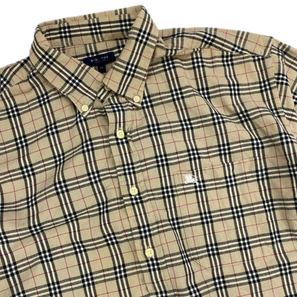 BURBERRY NOVA CHECK SHIRT  (L)  (L)