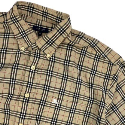 BURBERRY NOVA CHECK SHIRT  (L)  (L)