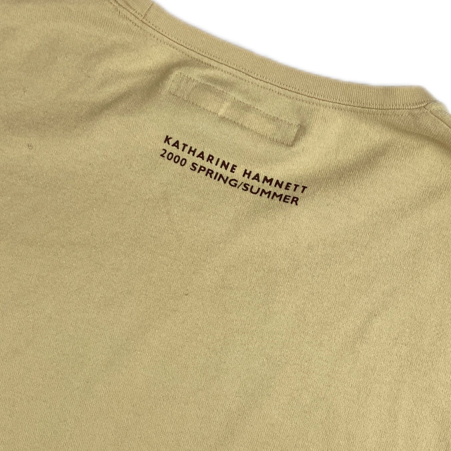 KATHARINE HAMNETT LONDON S/S00 GET THE LIFE TEE  (S)