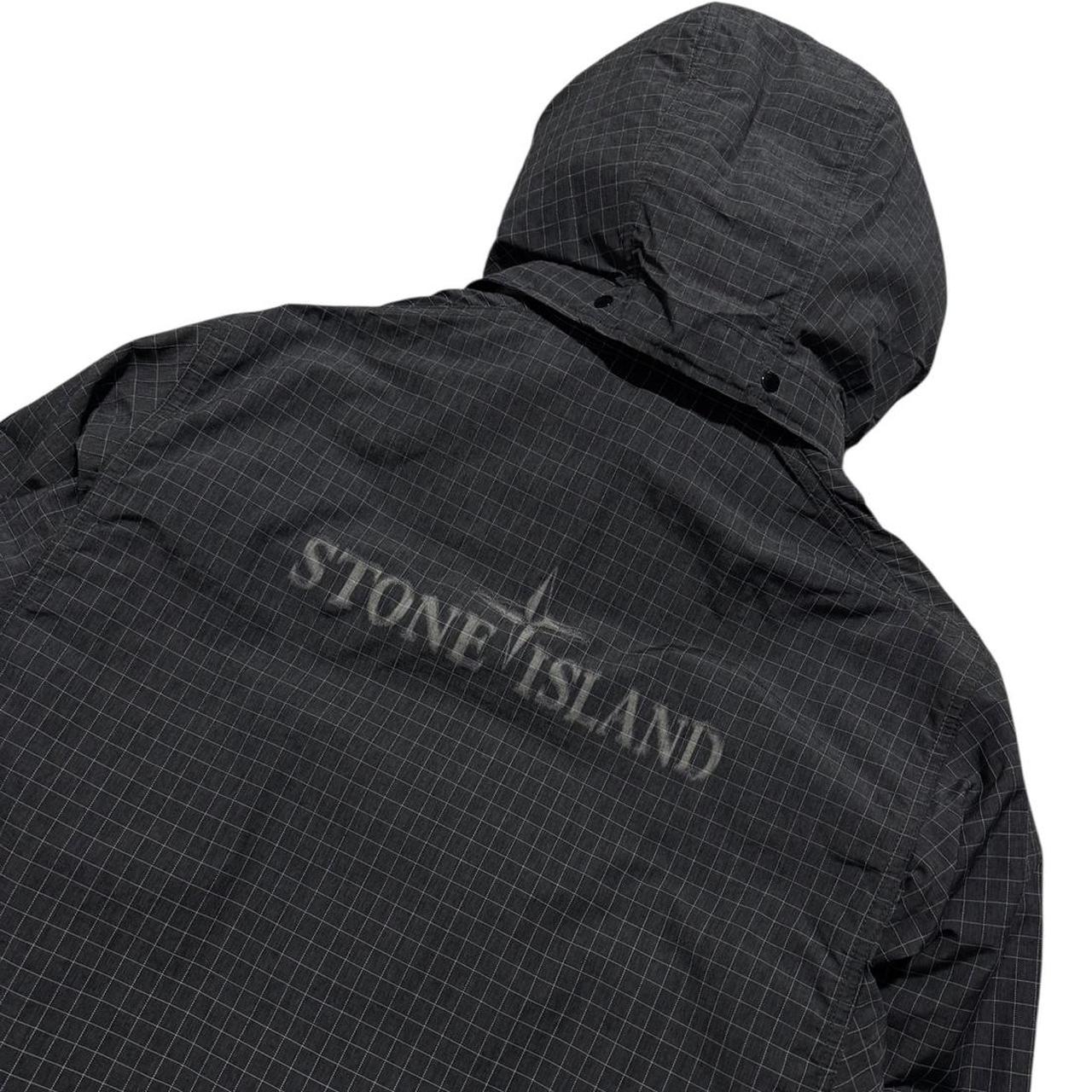Stone Island Reflective Ripstop Chine Jacket | Large, Gray