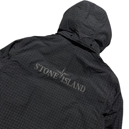 Stone Island Reflective Ripstop Chine Jacket | Large, Gray