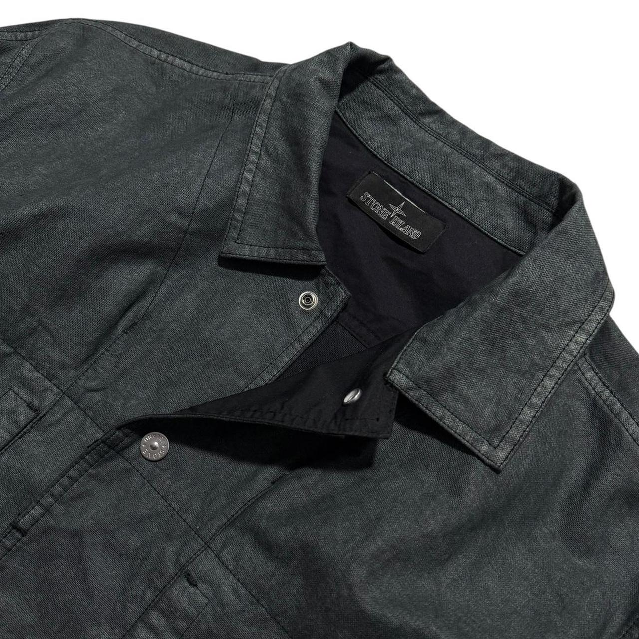 Stone Island Shadow Project Cotone Canapa Placcato Jacket | XL, Black