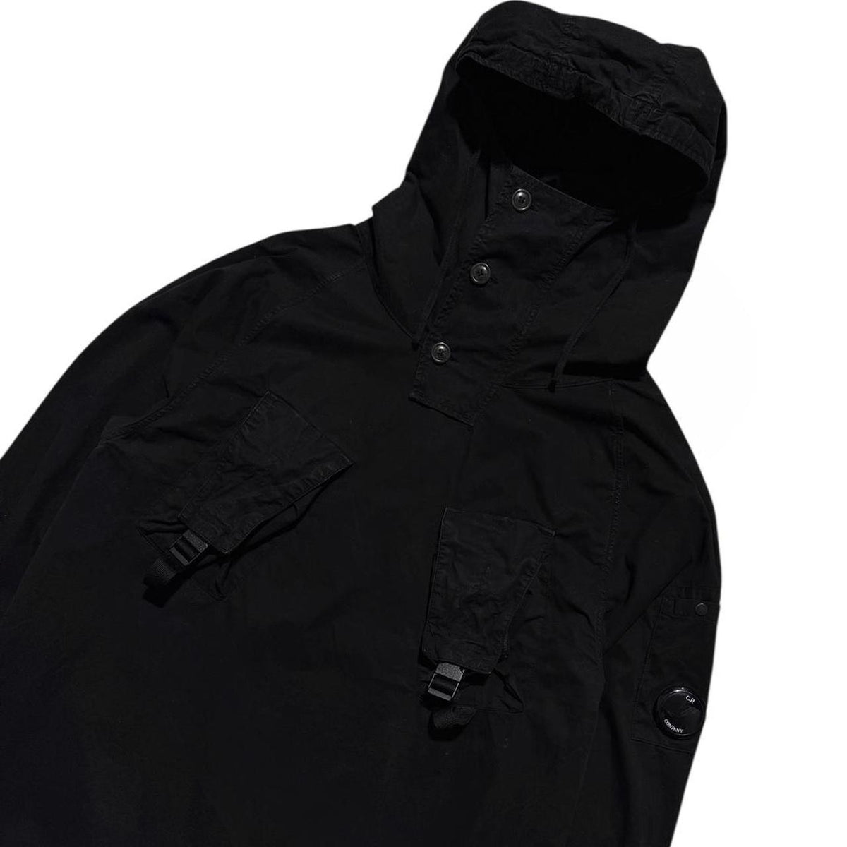 CP Company Pullover Canvas Jacket | Small, Black