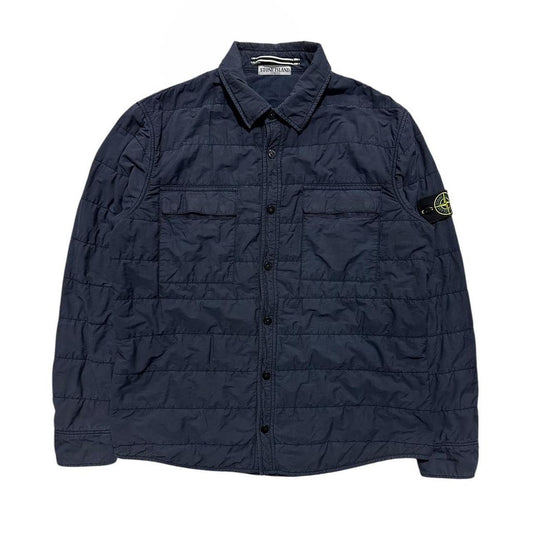 Stone Island Navy Padded Overshirt