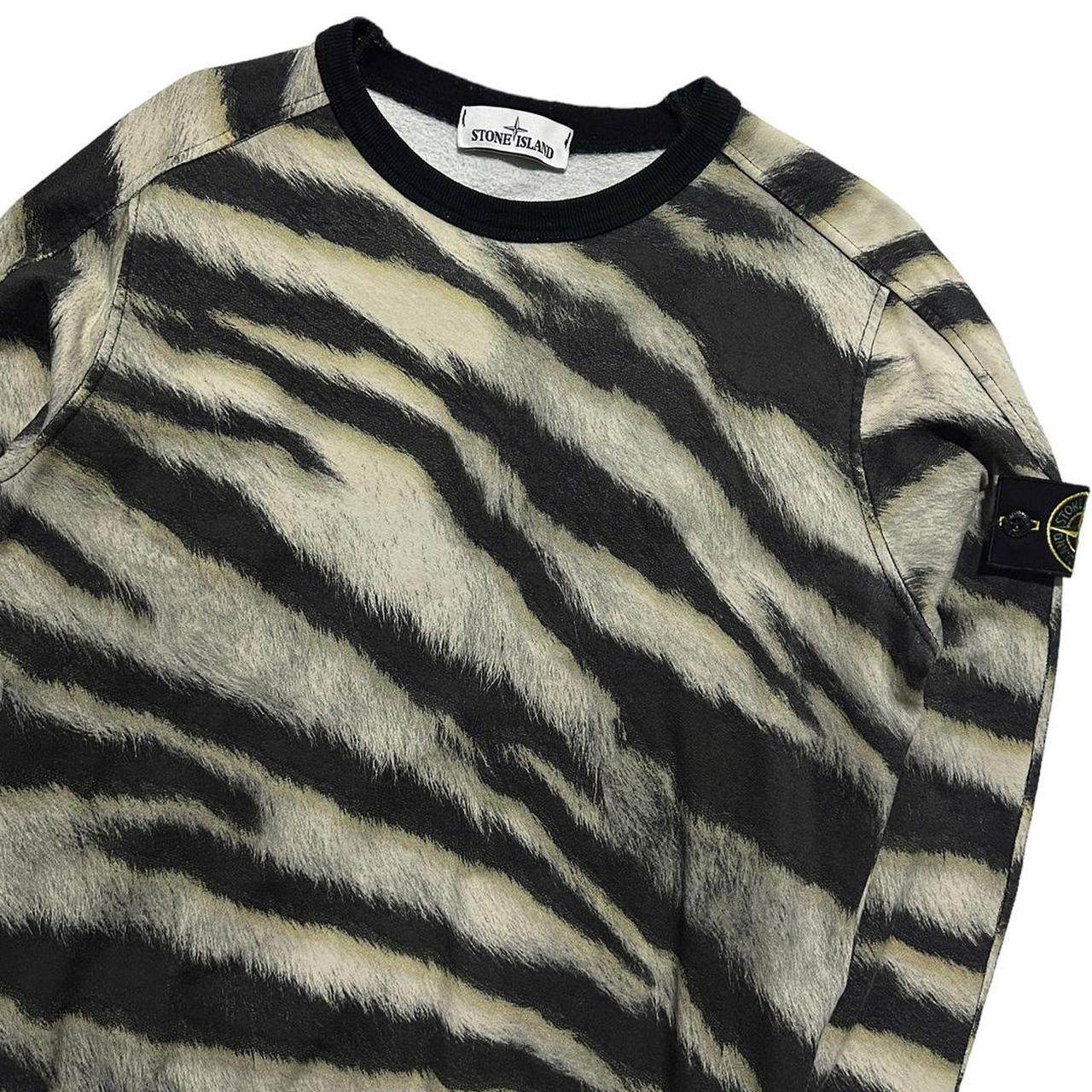 Stone Island White Tiger Pullover Crewneck - Known Source