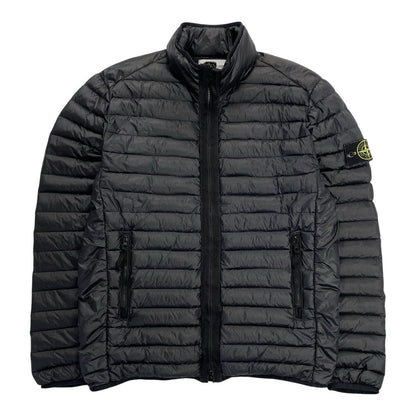 Stone Island Puffer Jacket AW23 Loom Woven Chambers R-Nylon Down-TC, Size Medium | O/S, Navy