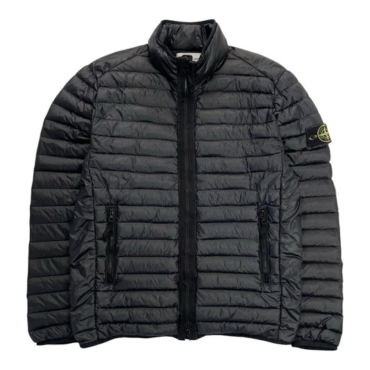 Stone Island Puffer Jacket AW23 Loom Woven Chambers R-Nylon Down-TC, Size Medium | O/S, Navy