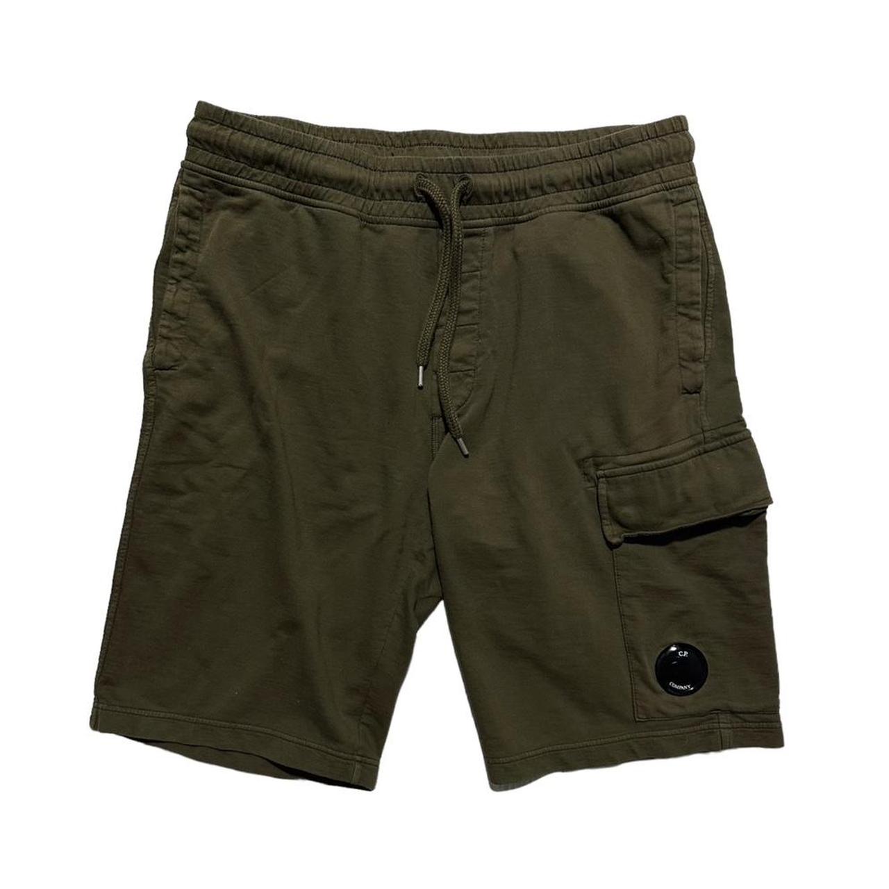 CP Company Khaki Cotton Shorts