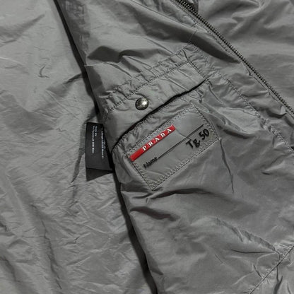 Prada Silver Nylon Jacket