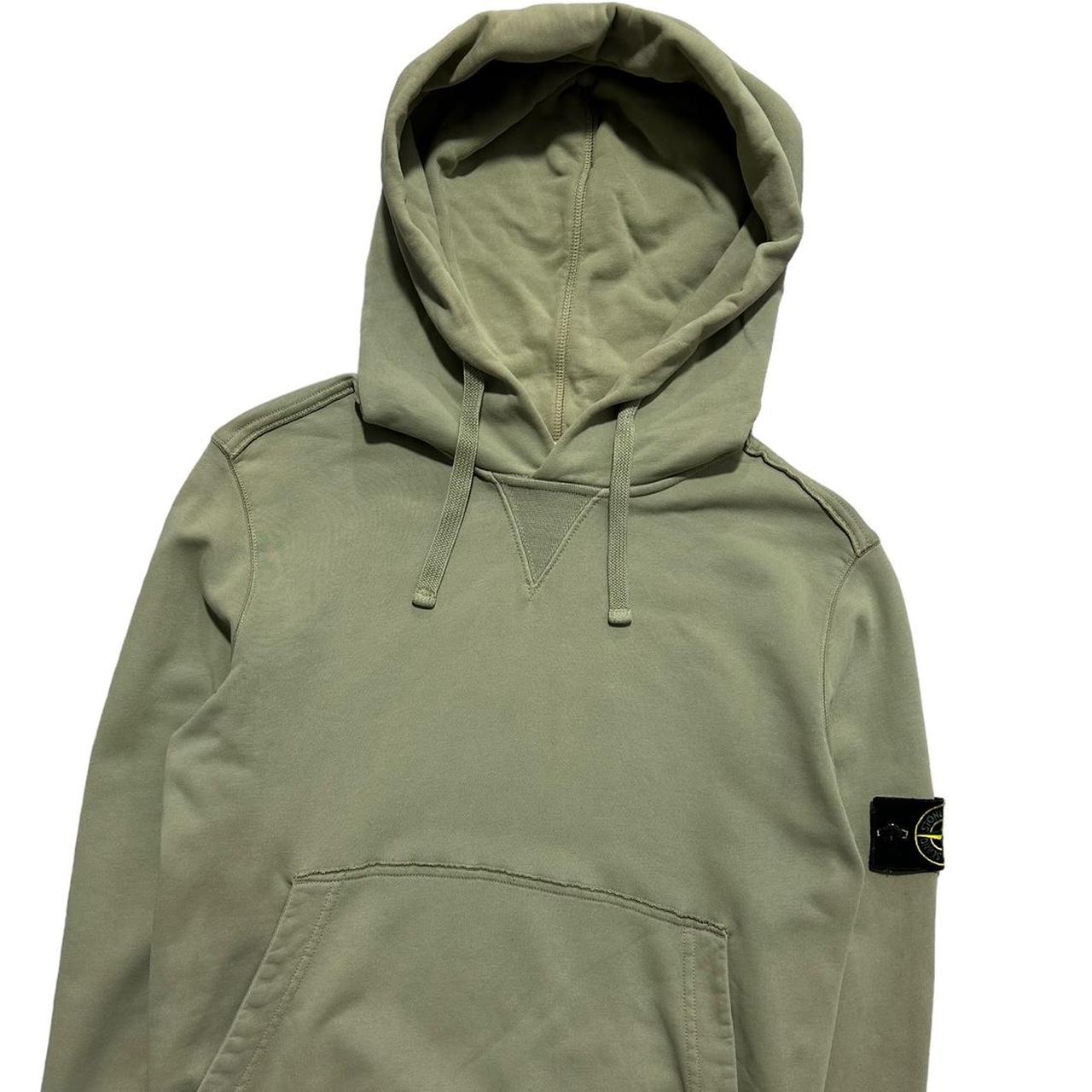 Stone Island Green Pullover Hoodie