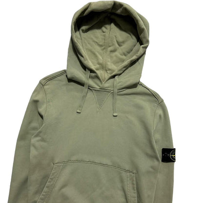 Stone Island Green Pullover Hoodie