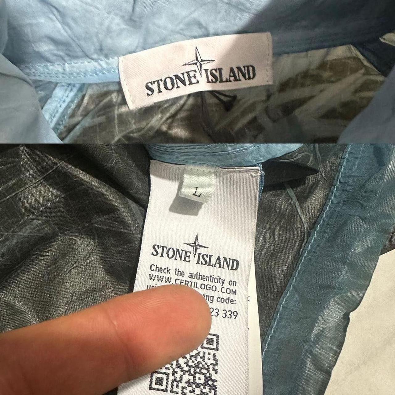 Stone Island Paper Poly House Check Grid Jacket - Known Source