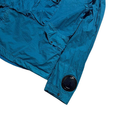 CP Company Nyfoil Nylon Goggle Jacket | Medium, Turquoise