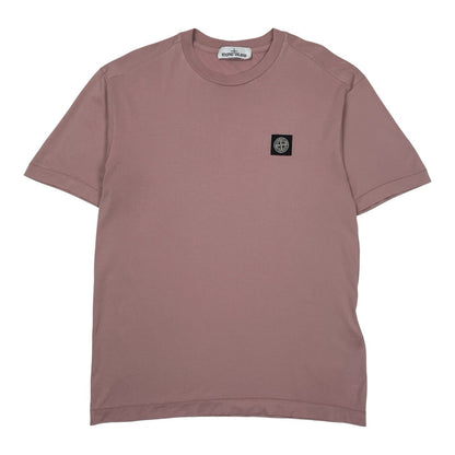 Stone Island Compass Logo T-Shirt, Size Small | O/S, Pink