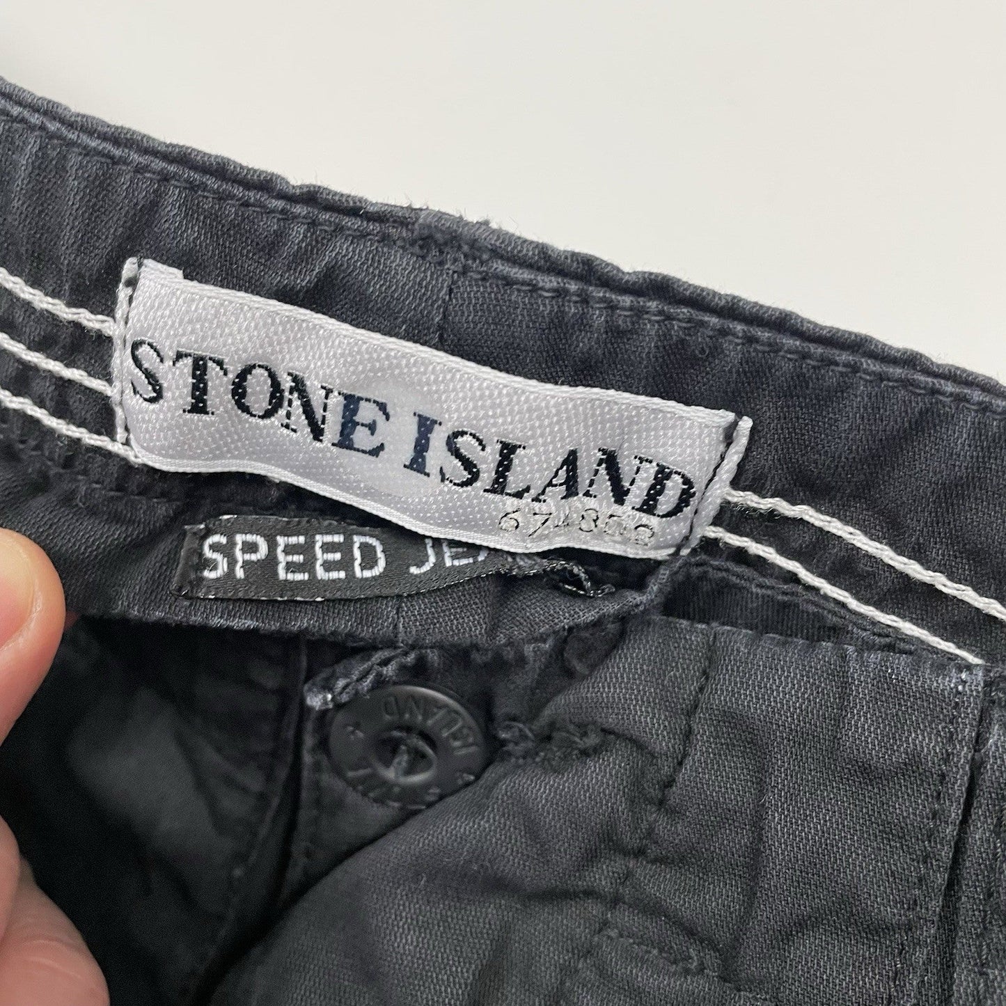 Vintage Stone Island Speed Jeans, Size W28” | O/S, Black