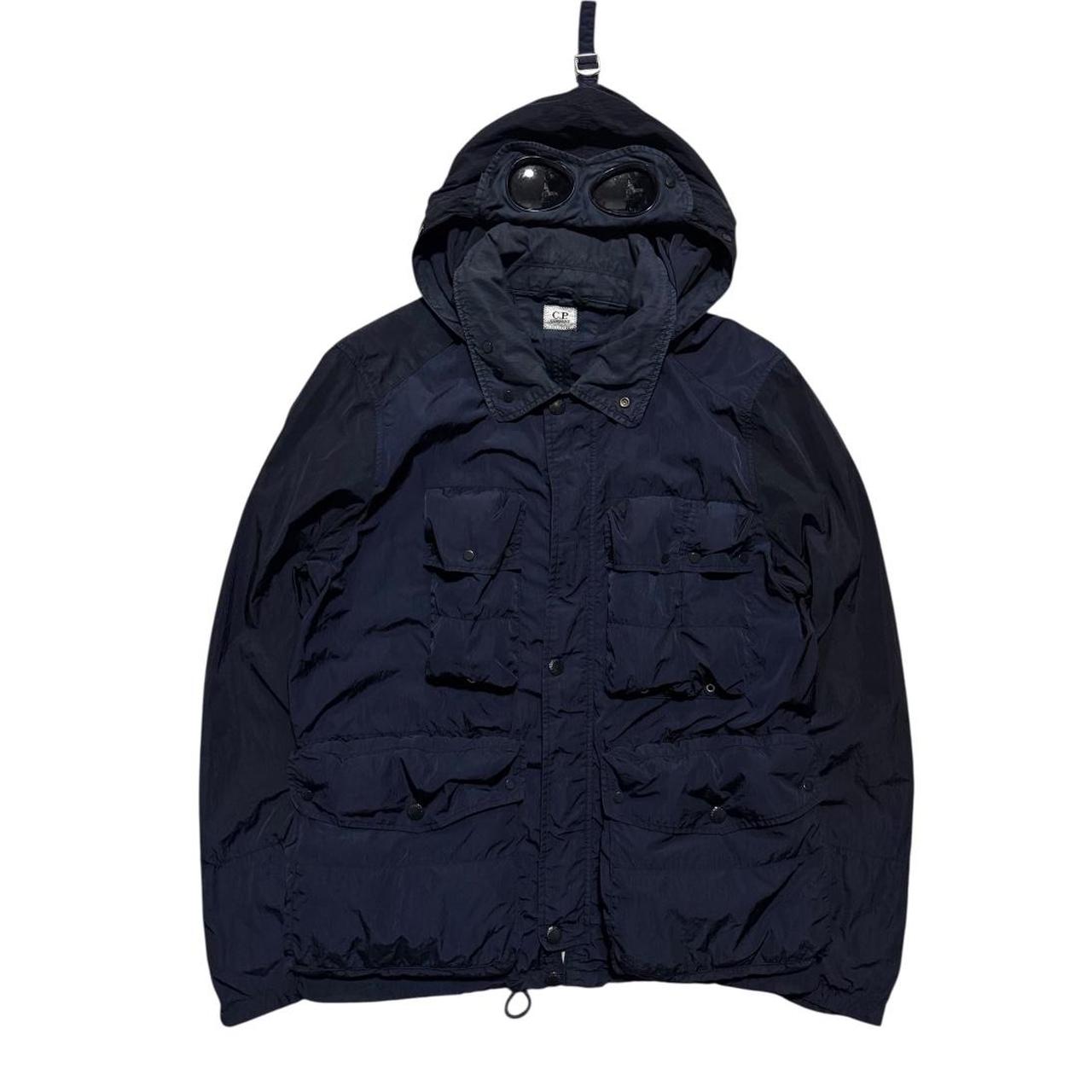 CP Company Nylon Multipocket Goggle Jacket | Large, Navy
