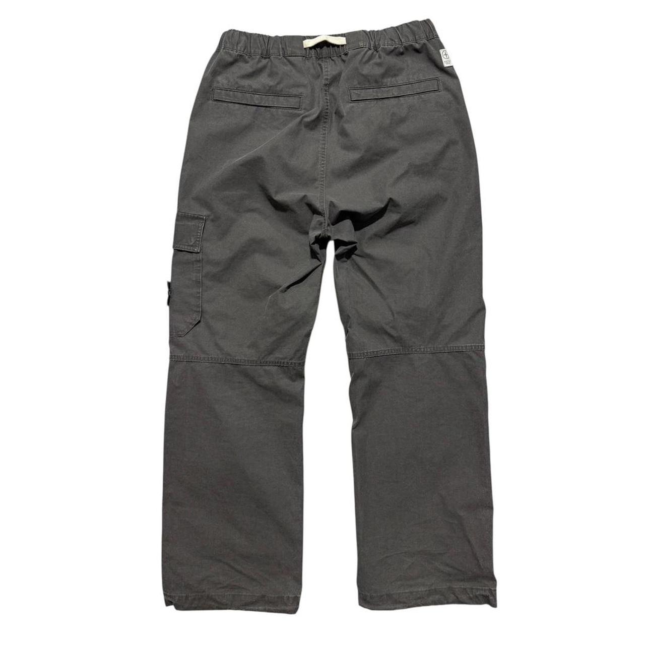 Stone Island Panama Recycled Cargo Trousers | W33, Charcoal