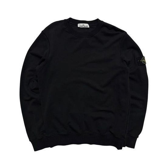 Stone Island Black Pullover Crewneck