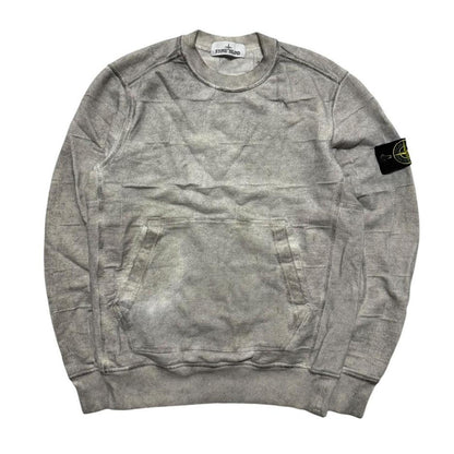 Stone Island Dust Treatment Grid Crewneck